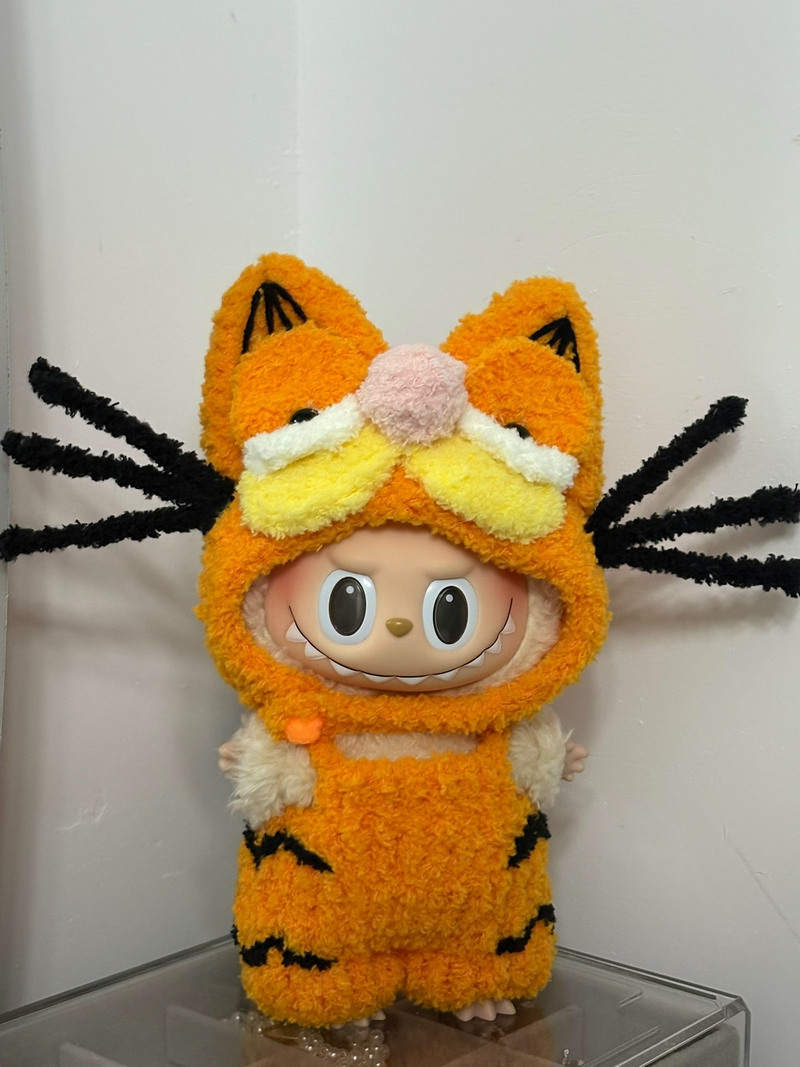Labubu Garfield Plush Costume – Nostalgic, Soft & Vibrant Outfit for Cosplay & Collectors - Image 1
