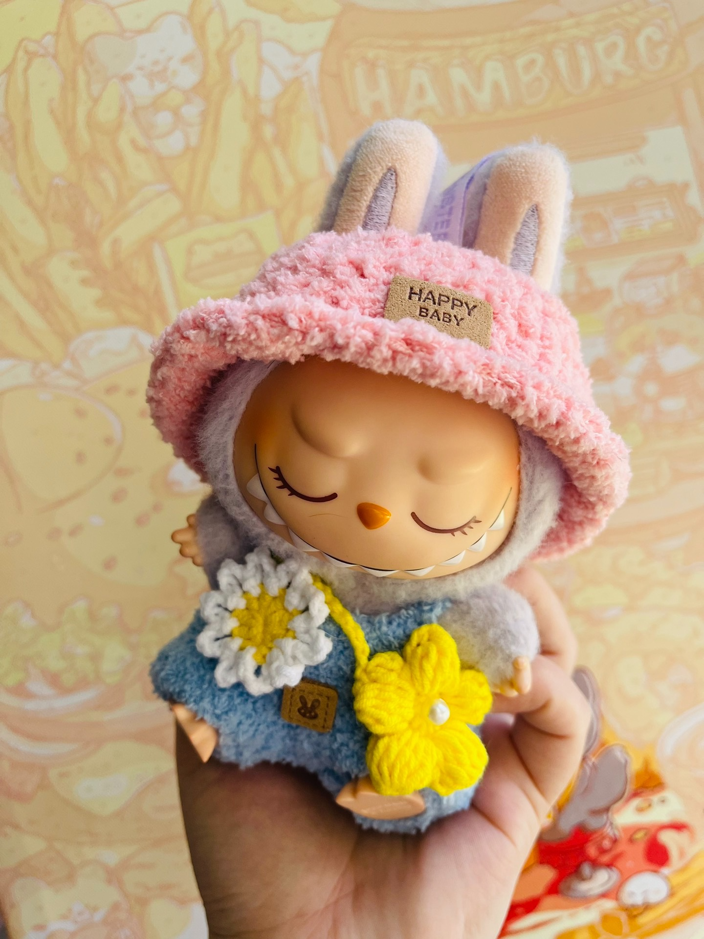 Adorable Labubu Doll Outfit – Whimsical Spring Fashion for Collectors - Image 1