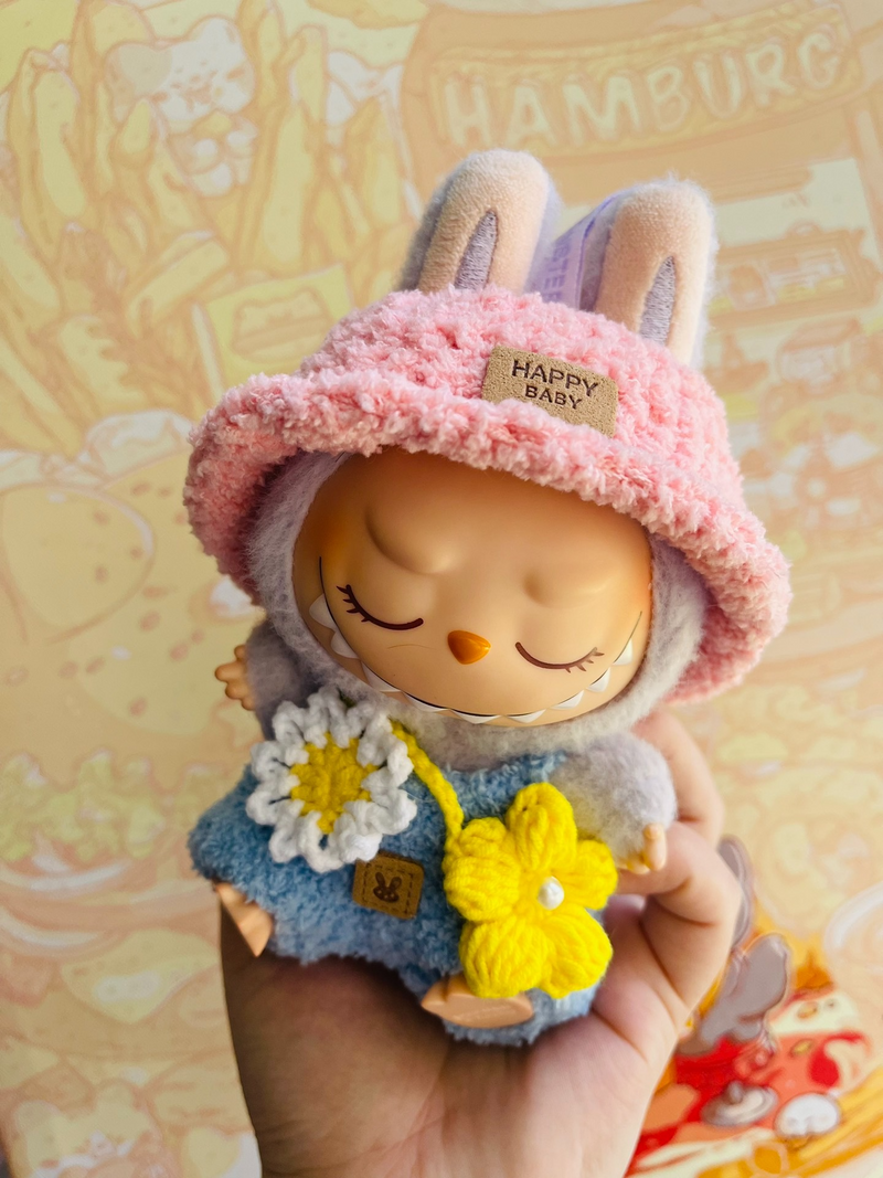 Adorable Labubu Doll Outfit – Whimsical Spring Fashion for Collectors - Image 1