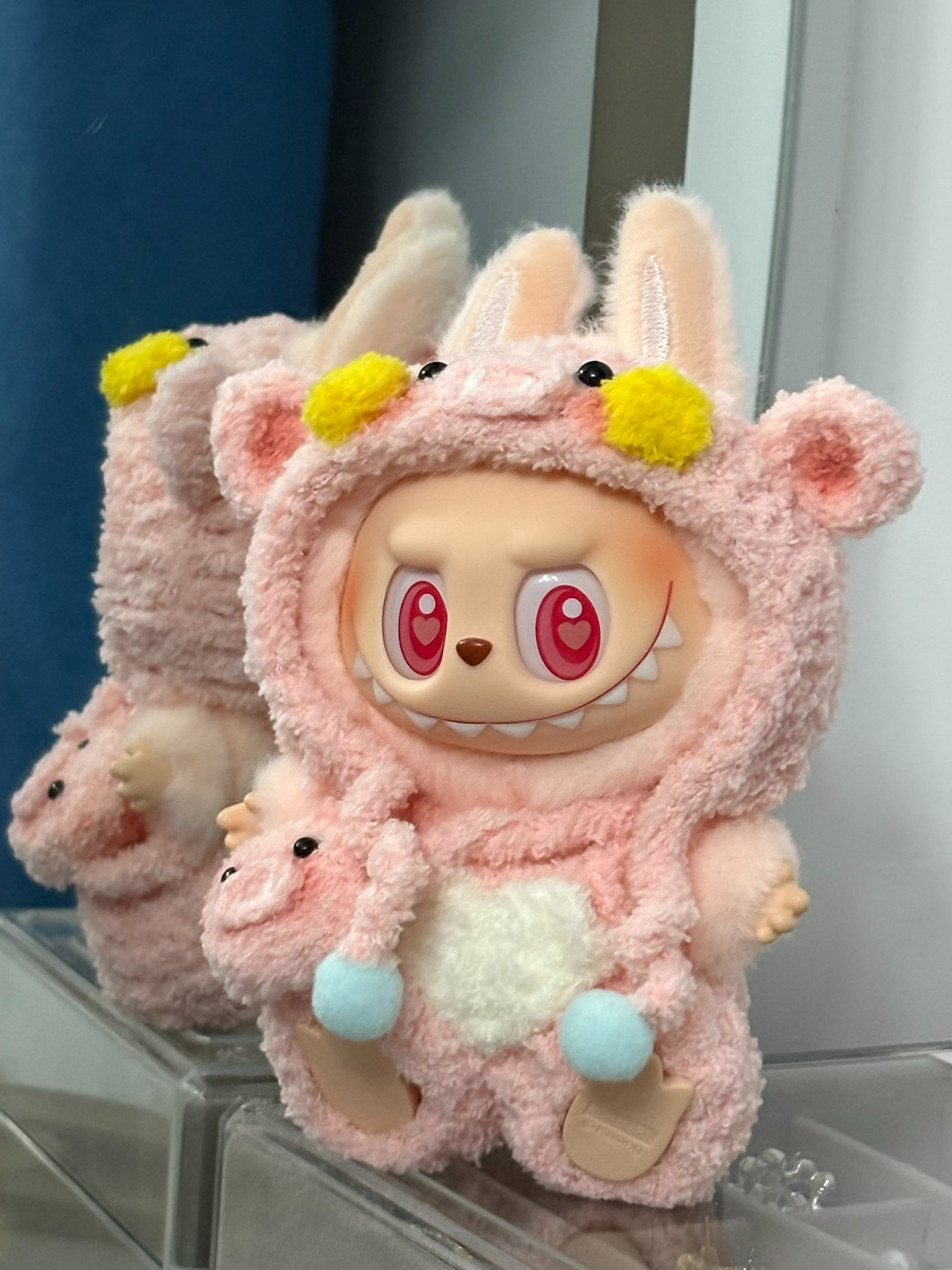 Whimsical Pastel Plush Outfit: Playful, Durable & Customizable for Dolls & Decor - Image 1
