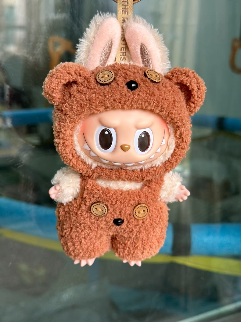 Adorable Labubu Monster Bear Outfit Plush Toy – Soft, Collectible & Playful - Image 1