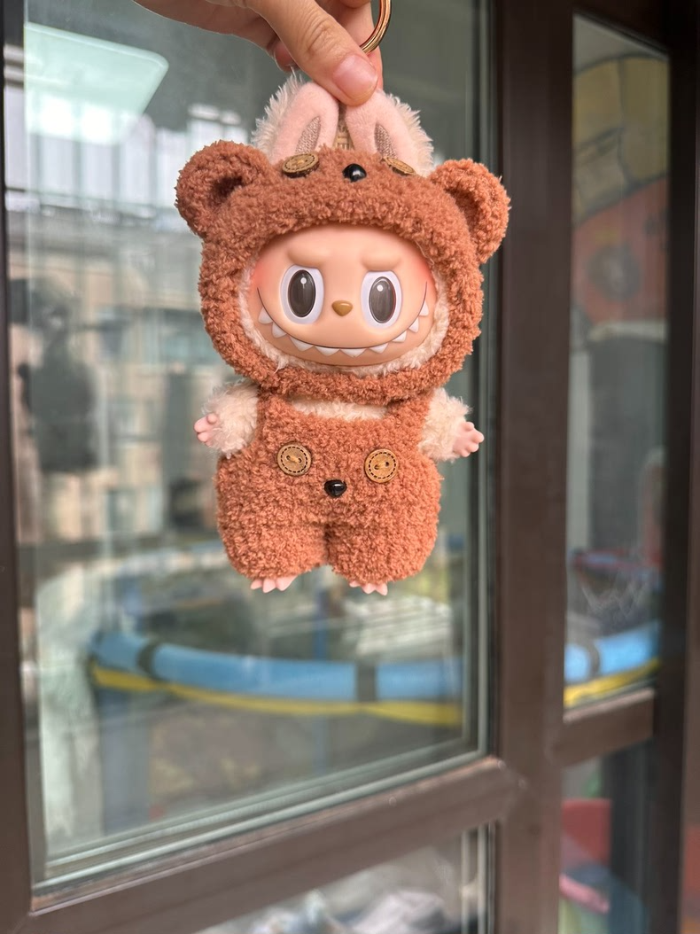 Adorable Labubu Monster Bear Outfit Plush Toy – Soft, Collectible & Playful - Image 2