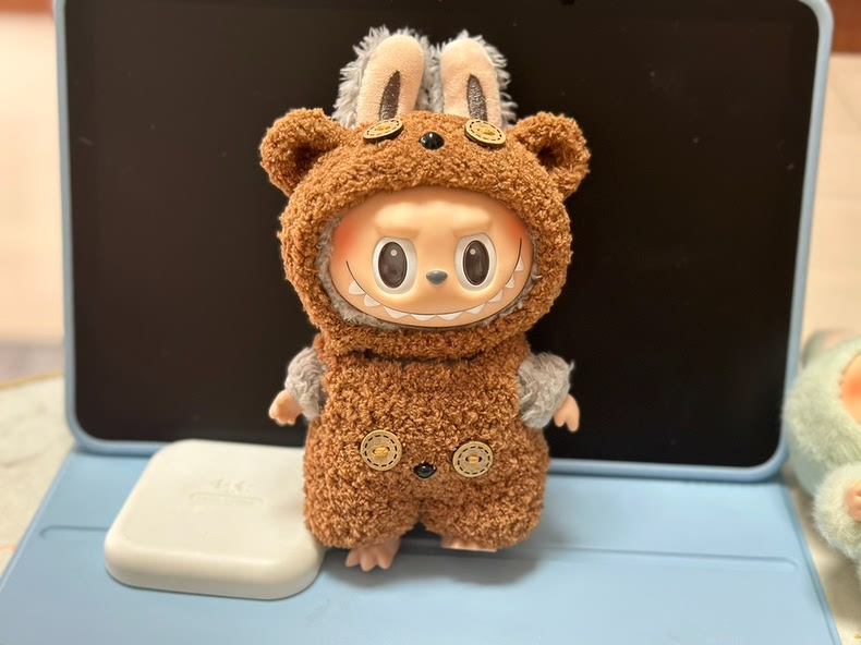 Adorable Labubu Monster Bear Outfit Plush Toy – Soft, Collectible & Playful - Image 3