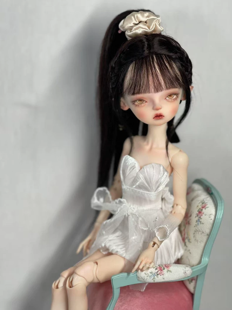Stylish Puma Logo BJD 1/6 Doll Outfit – Premium Crop Top & Skirt for Barbie & More - Image 6