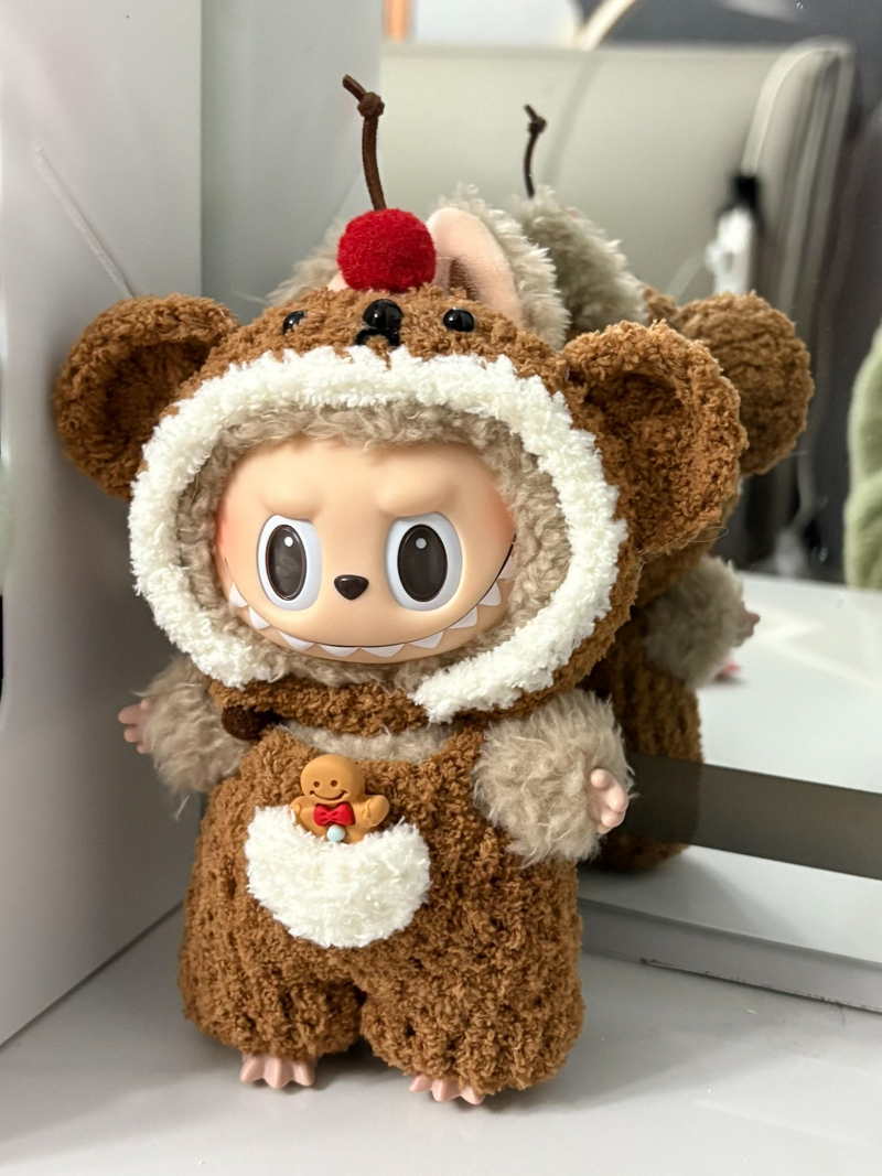 Festive LABUBU Christmas Bear Suit – Plush, Adorable & Holiday-Ready! - Image 3