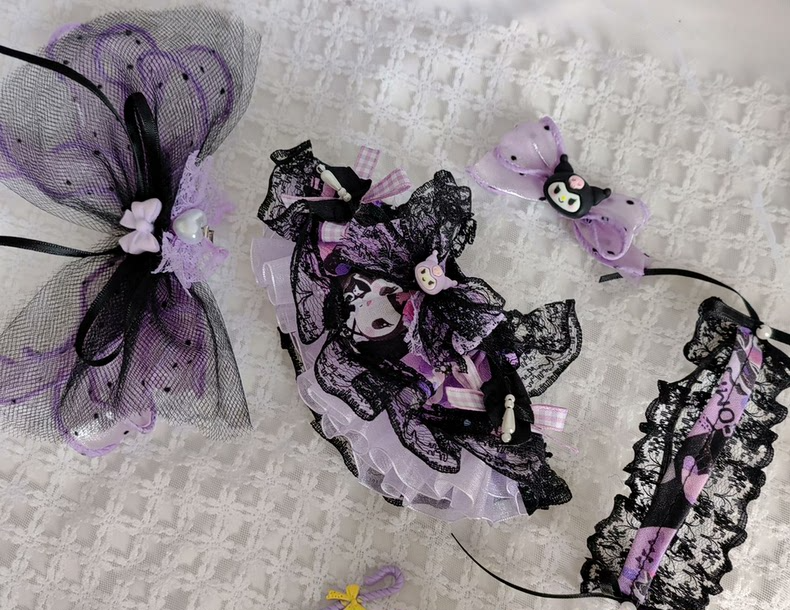 Charming Cinnamoroll Lace & Tulle Outfit – Whimsical, Feminine, & Perfect for Cosplay & Collectors - Image 7