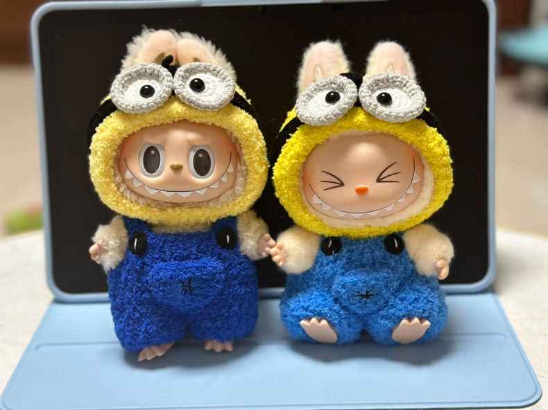 Whimsical Labubu Doll in Minion Outfit – Playful Collectible for Fans & Fun Displays! - Image 2