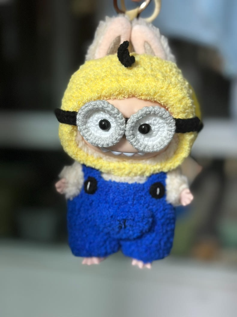Whimsical Labubu Doll in Minion Outfit – Playful Collectible for Fans & Fun Displays! - Image 5