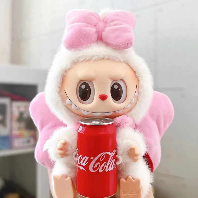 Whimsical Labubu Doll Outfit – Vibrant Butterfly Bows & Festive Attire for Collectible Figures - Image 6