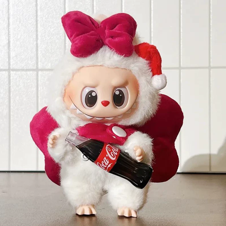 Whimsical Labubu Doll Outfit – Vibrant Butterfly Bows & Festive Attire for Collectible Figures - Image 7