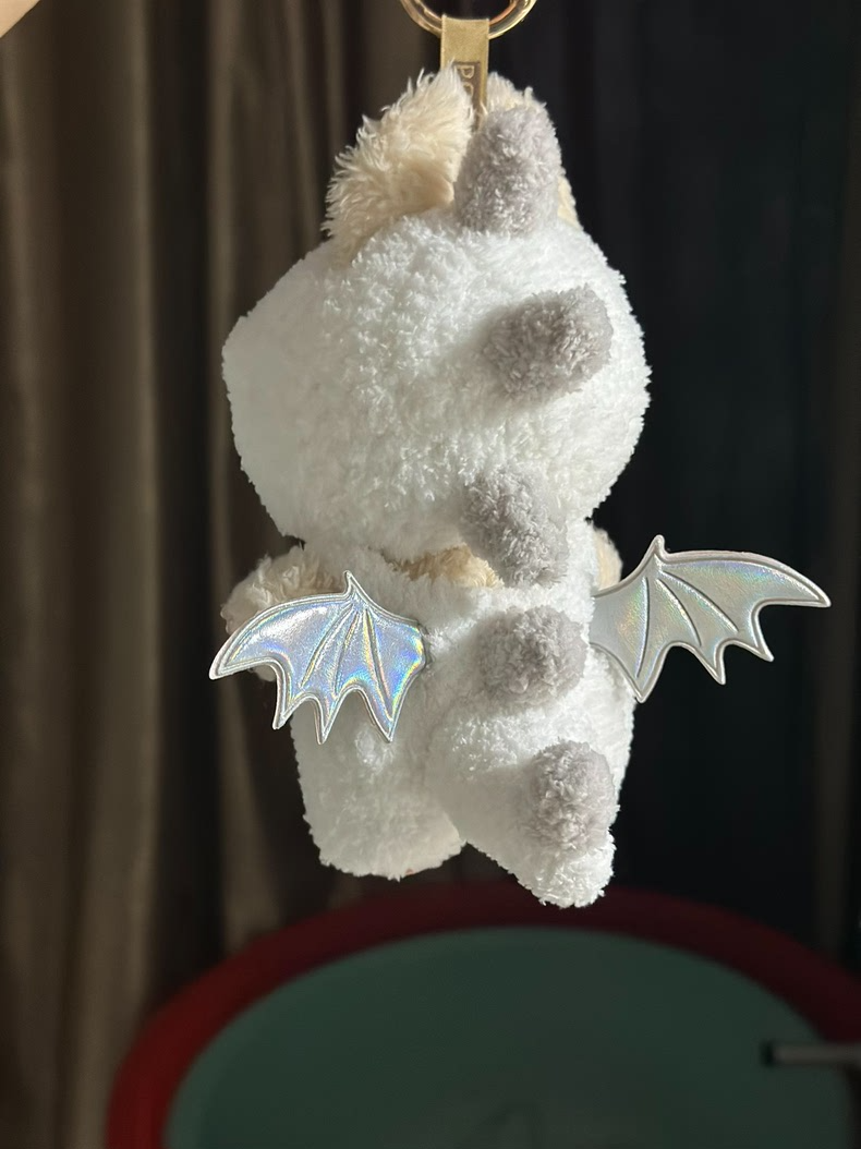 Whimsical Labubu Doll Outfit – Plush Monster Costume with Wings & Hood - Image 5