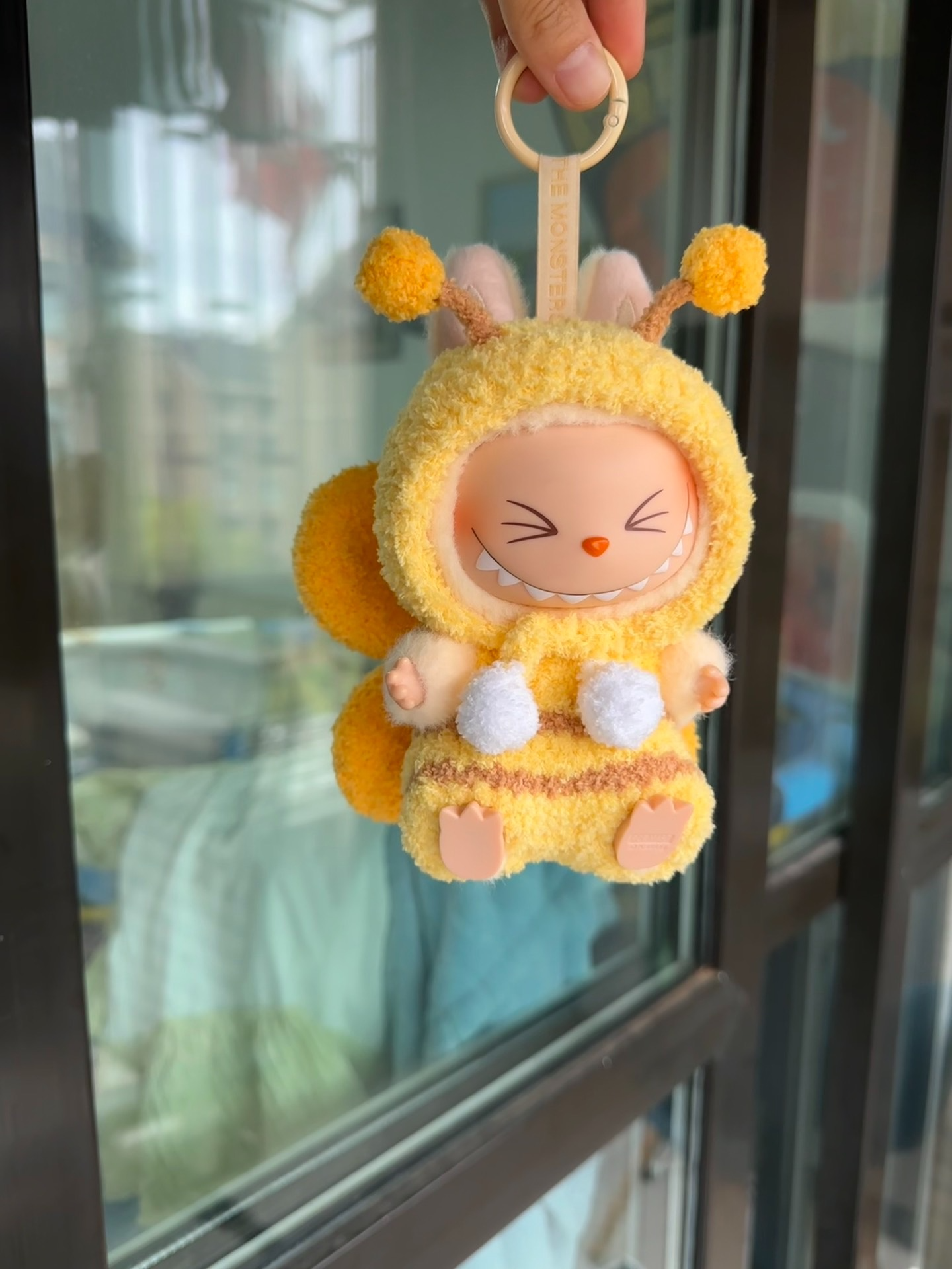 Adorable Labubu Bee Costume – Handmade Plush Outfit with Wings & Antennae for Playful Fun! - Image 1