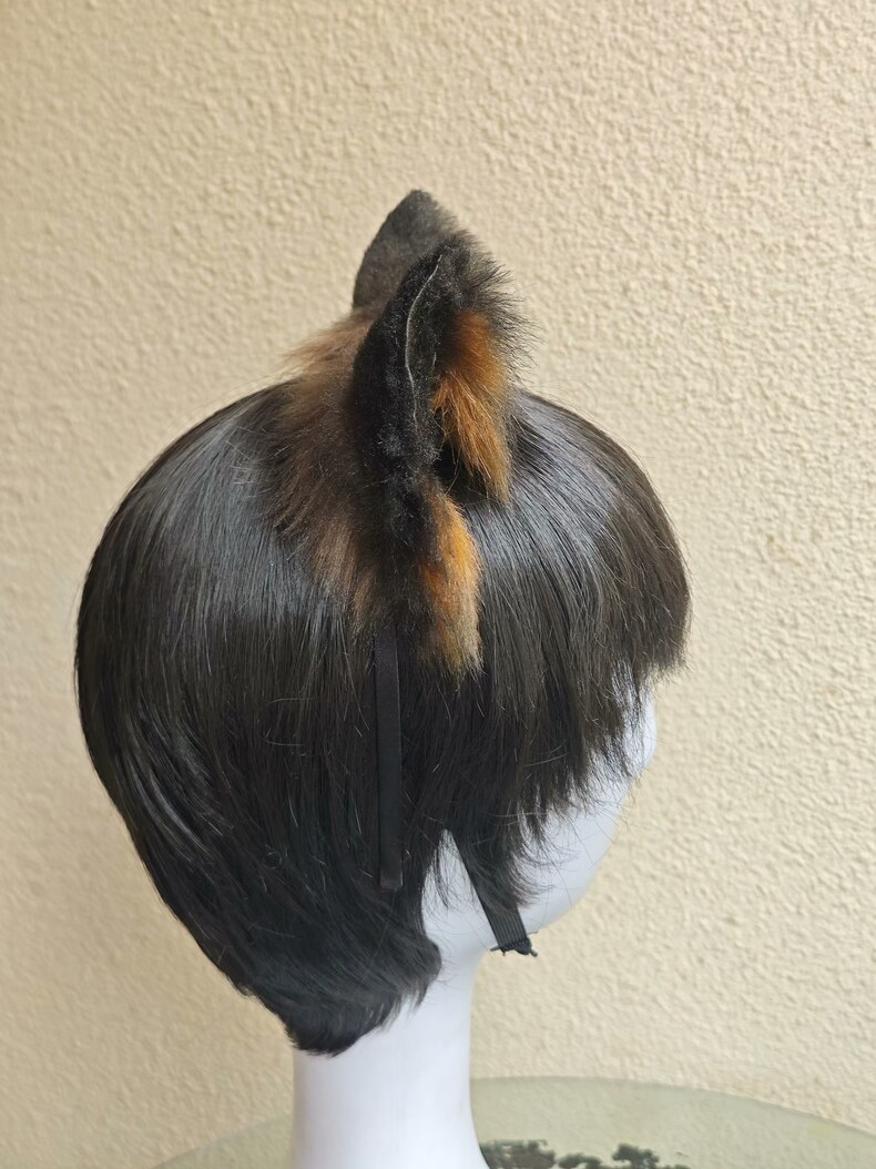 Premium German Shepherd Faux Fur Ears for Cosplay - Image 4