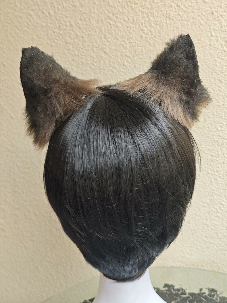 Premium German Shepherd Faux Fur Ears for Cosplay - Image 5