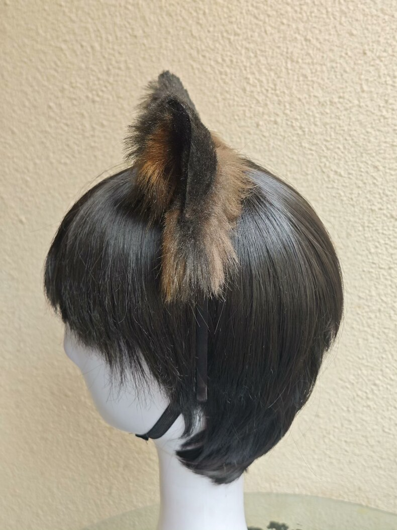 Premium German Shepherd Faux Fur Ears for Cosplay - Image 6