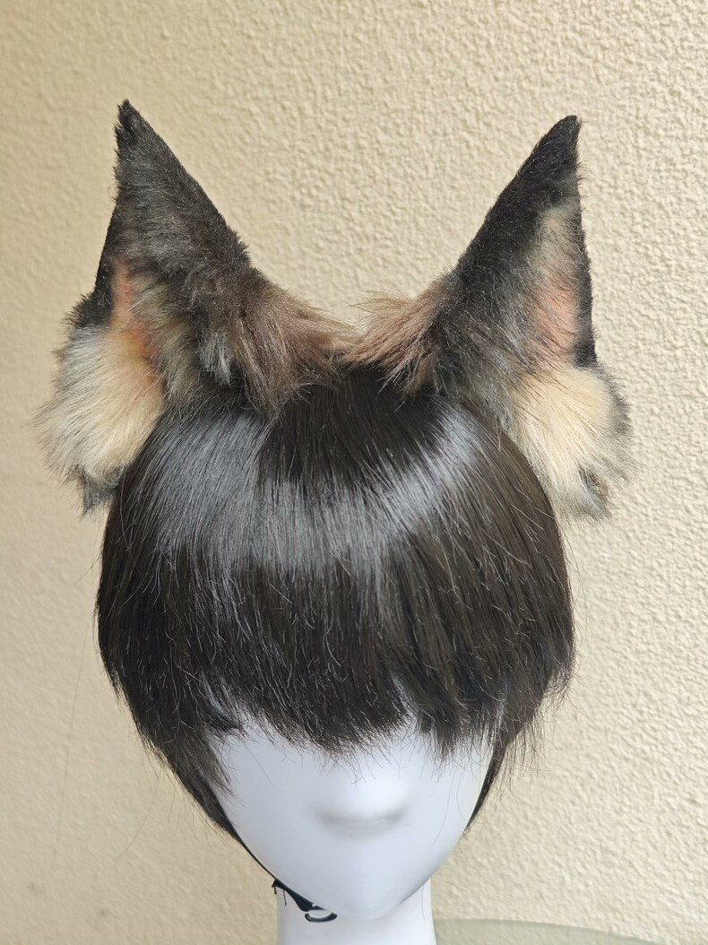 Handmade German Shepherd Ears – Realistic Fur Cosplay - Image 3