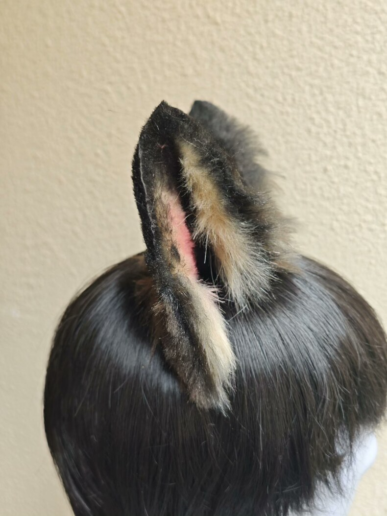 Handmade German Shepherd Ears – Realistic Fur Cosplay - Image 4
