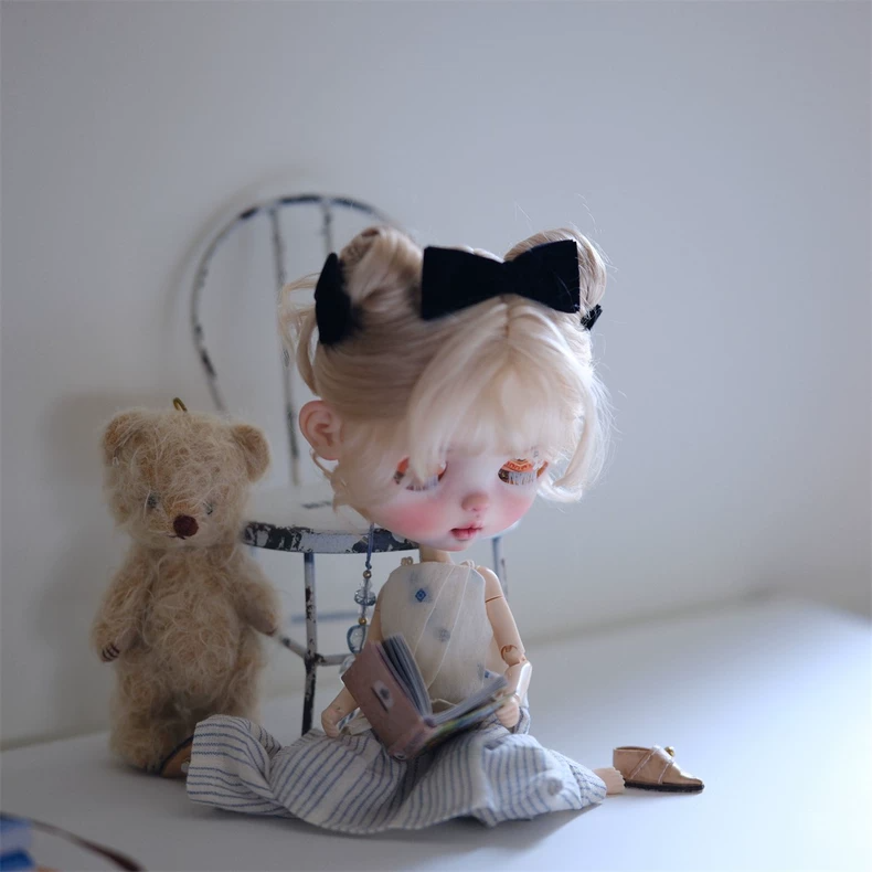 Chic Floral Blythe Doll Outfit: Sleeveless Top & Capri Pants Set for OB22 OB24 Azon - Image 6