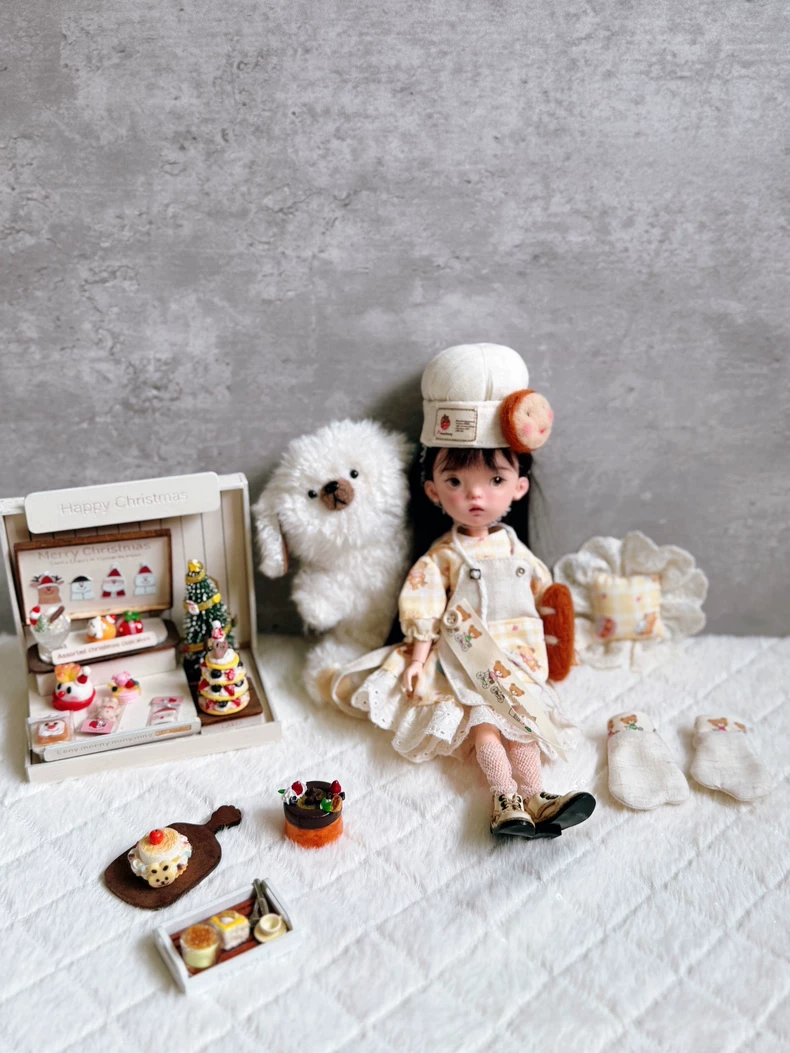 Charming Baker Outfit for Blythe Dolls – Complete Baking Ensemble with Adorable Accessories - Image 7