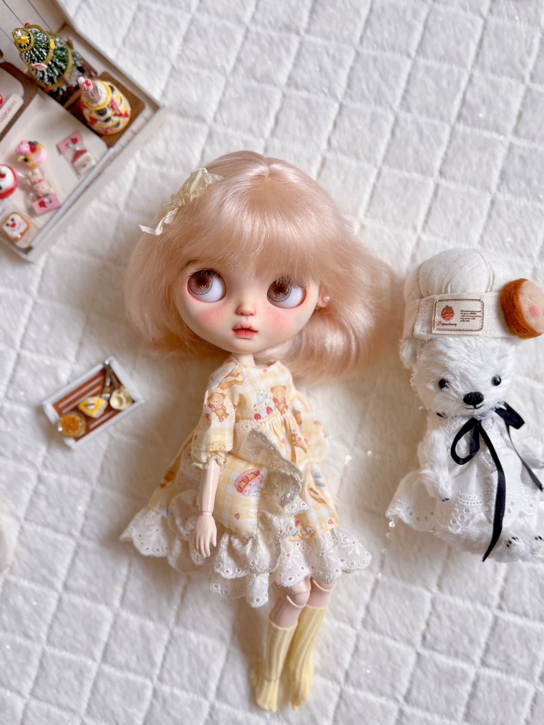 Charming Baker Outfit for Blythe Dolls – Complete Baking Ensemble with Adorable Accessories - Image 8