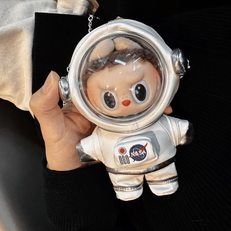 Labubu Astronaut Outfit for 17cm Figures – NASA-Inspired Spacesuit with Helmet, Perfect for Decoration & Gifting - Image 1