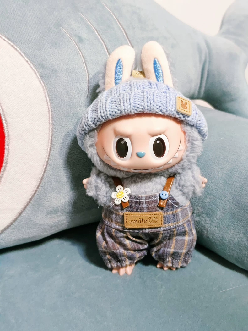 Customizable Labubu Doll Outfits: Sea Salt Coconut Style, Soft Plush & Adjustable Hats for Creative Play - Image 1