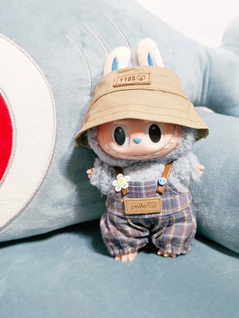 Customizable Labubu Doll Outfits: Sea Salt Coconut Style, Soft Plush & Adjustable Hats for Creative Play - Image 3