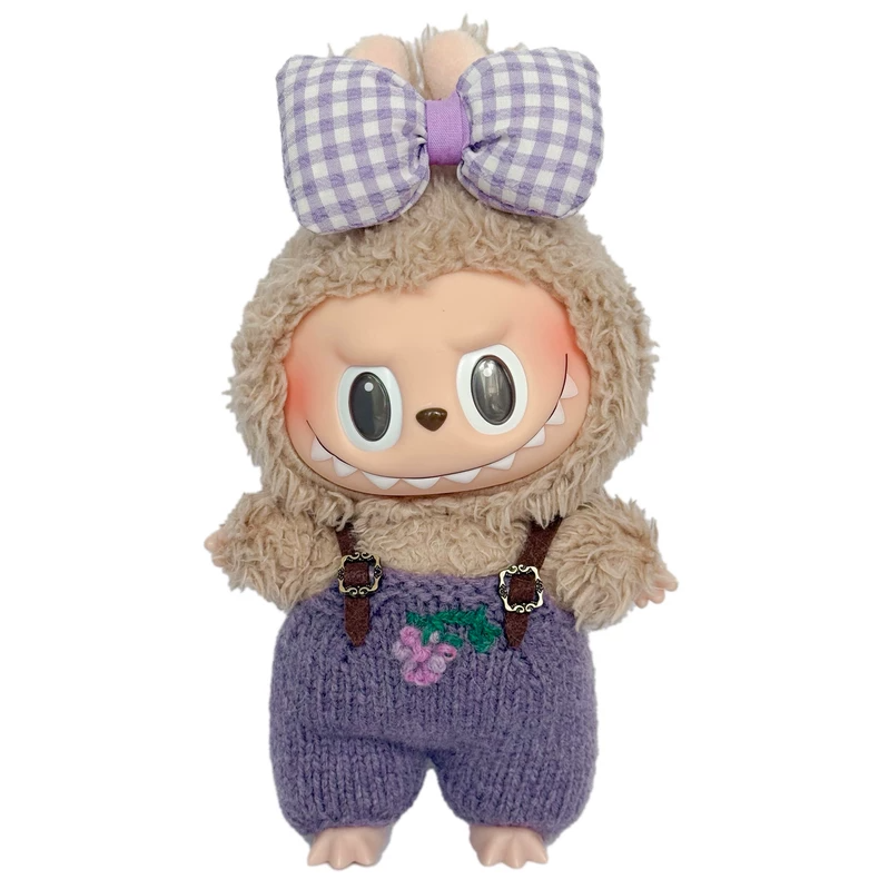 Handmade LABUBU Doll Knitwear – Charming Dresses & Overalls for Collectors - Image 4