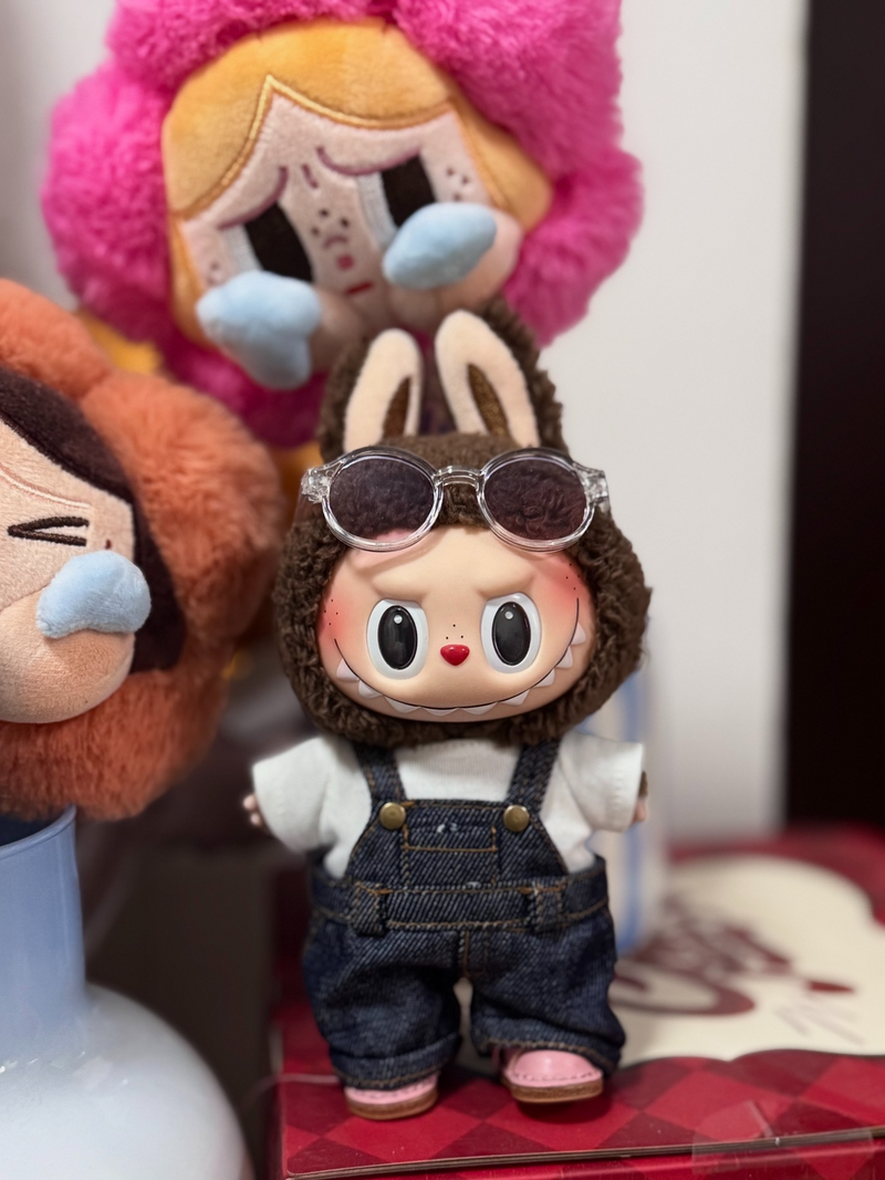 Charming Labubu Doll in Stylish Denim Outfit – Perfect for Collectors & Play! - Image 2