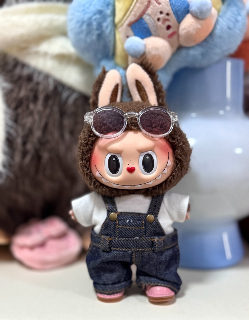 Charming Labubu Doll in Stylish Denim Outfit – Perfect for Collectors & Play! - Image 4