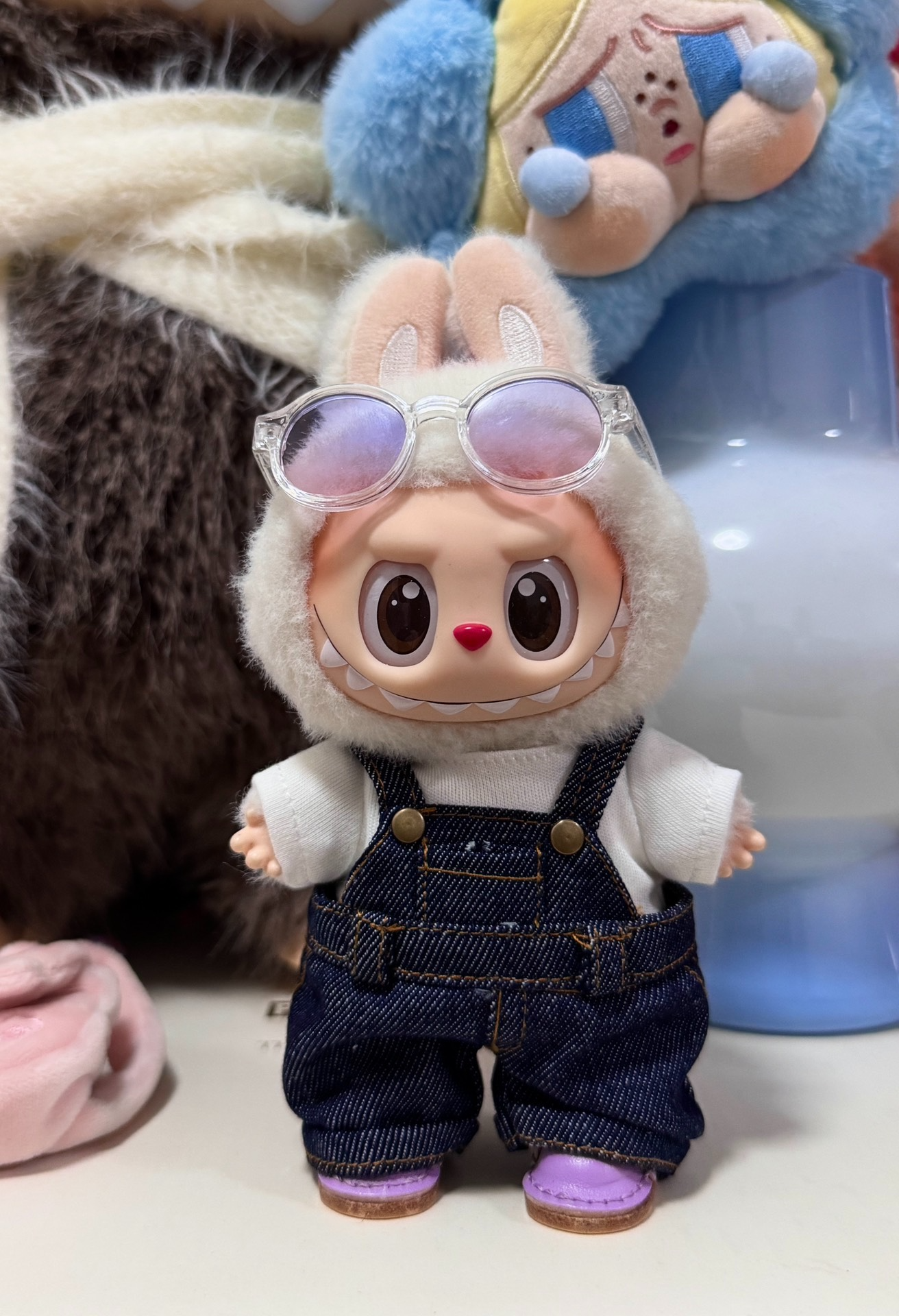 Charming Labubu Doll in Stylish Denim Outfit – Perfect for Collectors & Play! - Image 5