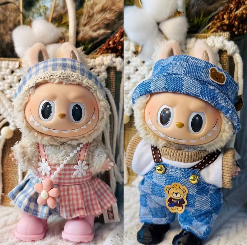 Charming Labubu Doll Outfit – 17cm Garden-Style Blind Box Figure | Whimsical Collectible - Image 1