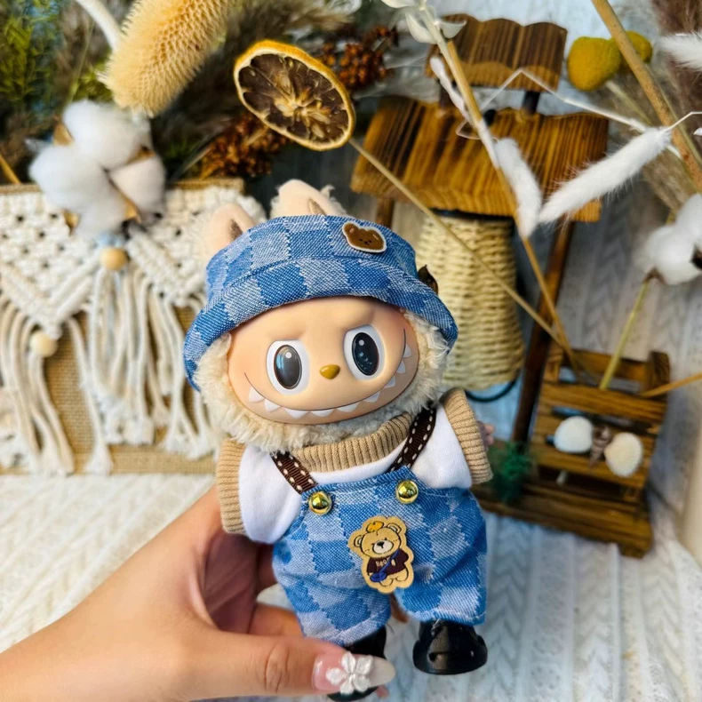 Charming Labubu Doll Outfit – 17cm Garden-Style Blind Box Figure | Whimsical Collectible - Image 2