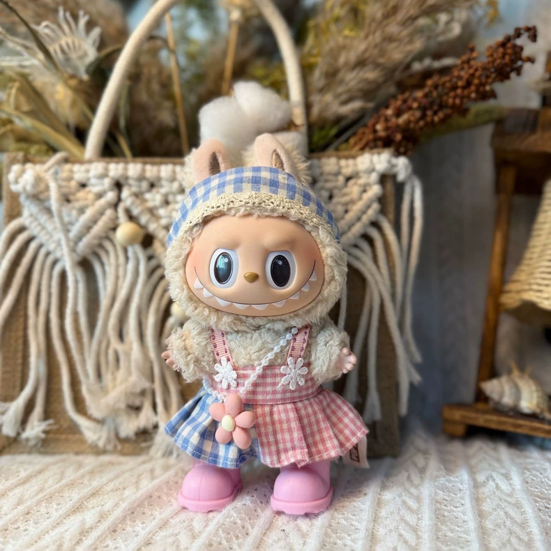 Charming Labubu Doll Outfit – 17cm Garden-Style Blind Box Figure | Whimsical Collectible - Image 6