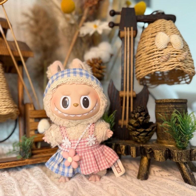 Charming Labubu Doll Outfit – 17cm Garden-Style Blind Box Figure | Whimsical Collectible - Image 7