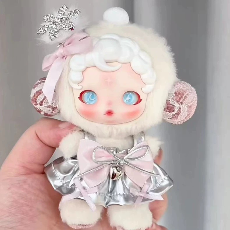Enchanted Skullpanda Outfit: Plush Pastel Elegance with Metallic Accents for Collectors - Image 4