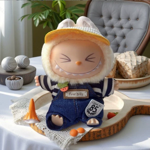 Labubu-Themed Collectible Outfit: Soft, Durable & Stylish for Figurines - Image 1