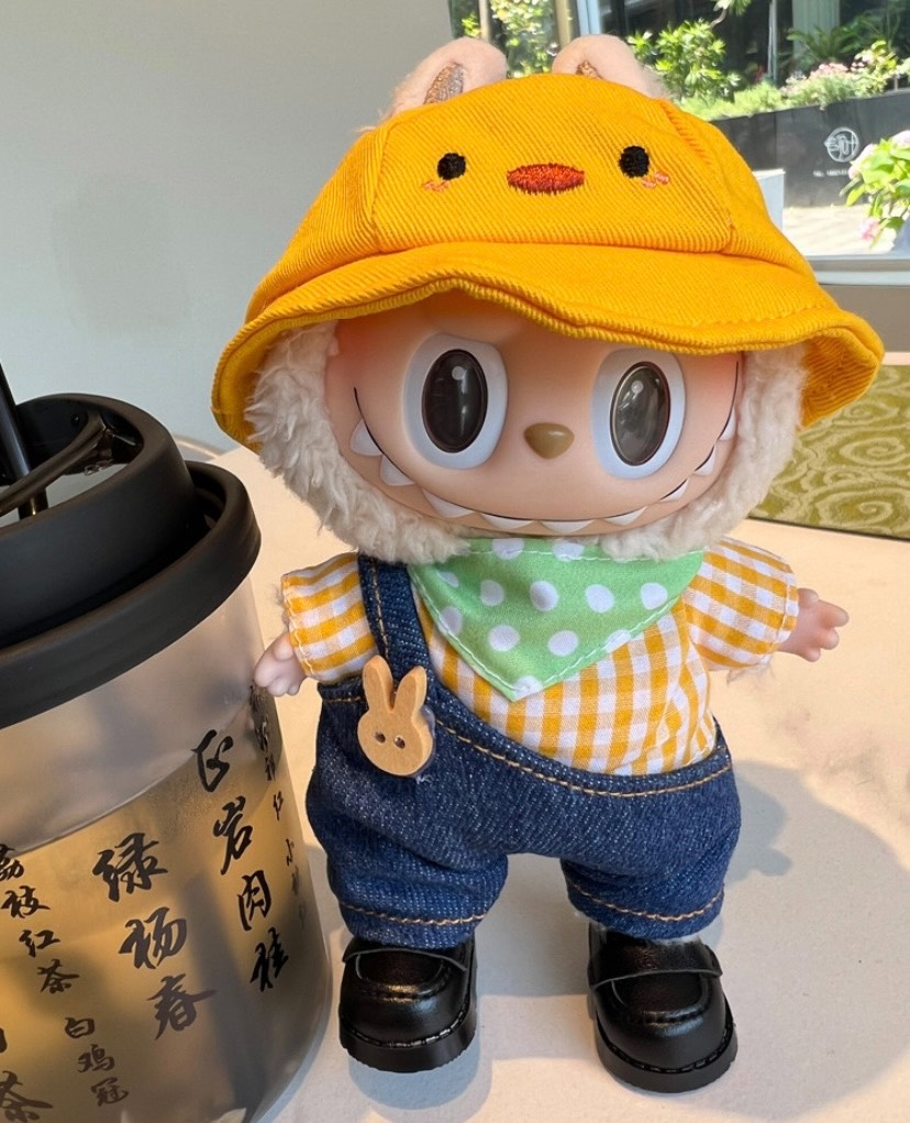 Charming Labubu Doll Outfits: Little Painter & Spring Duck Sets with Premium Accessories - Image 2