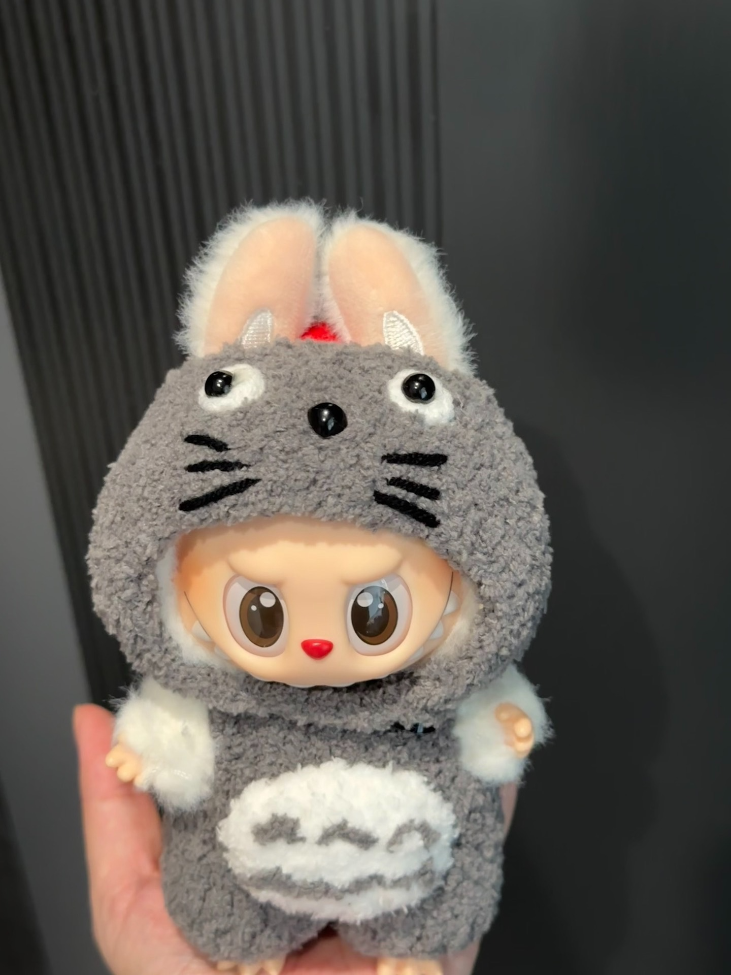 Adorable Labubu Doll in Plush Totoro Outfit – Collectible & Playful - Image 2