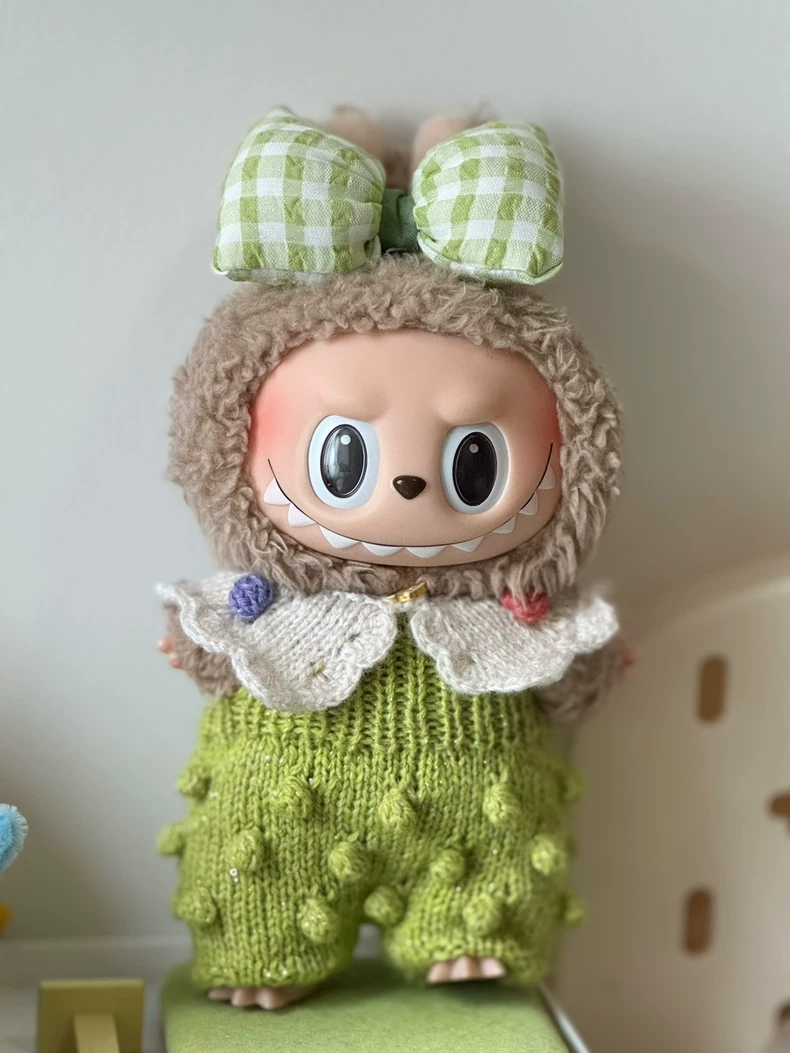 Handmade Knit Labubu Doll Outfit – Vibrant, Durable & Playful Collectible Accessories - Image 1