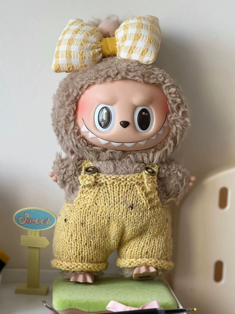 Handmade Knit Labubu Doll Outfit – Vibrant, Durable & Playful Collectible Accessories - Image 4