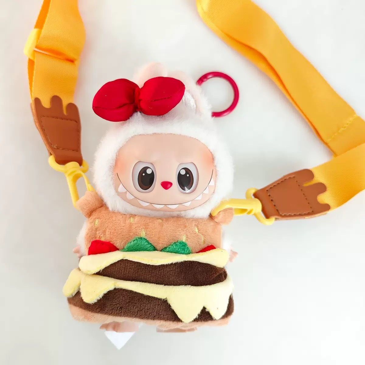 Whimsical Labubu Doll Burger Outfit – Plush, Handcrafted, & Adorable Food-Themed Ensemble - Image 1