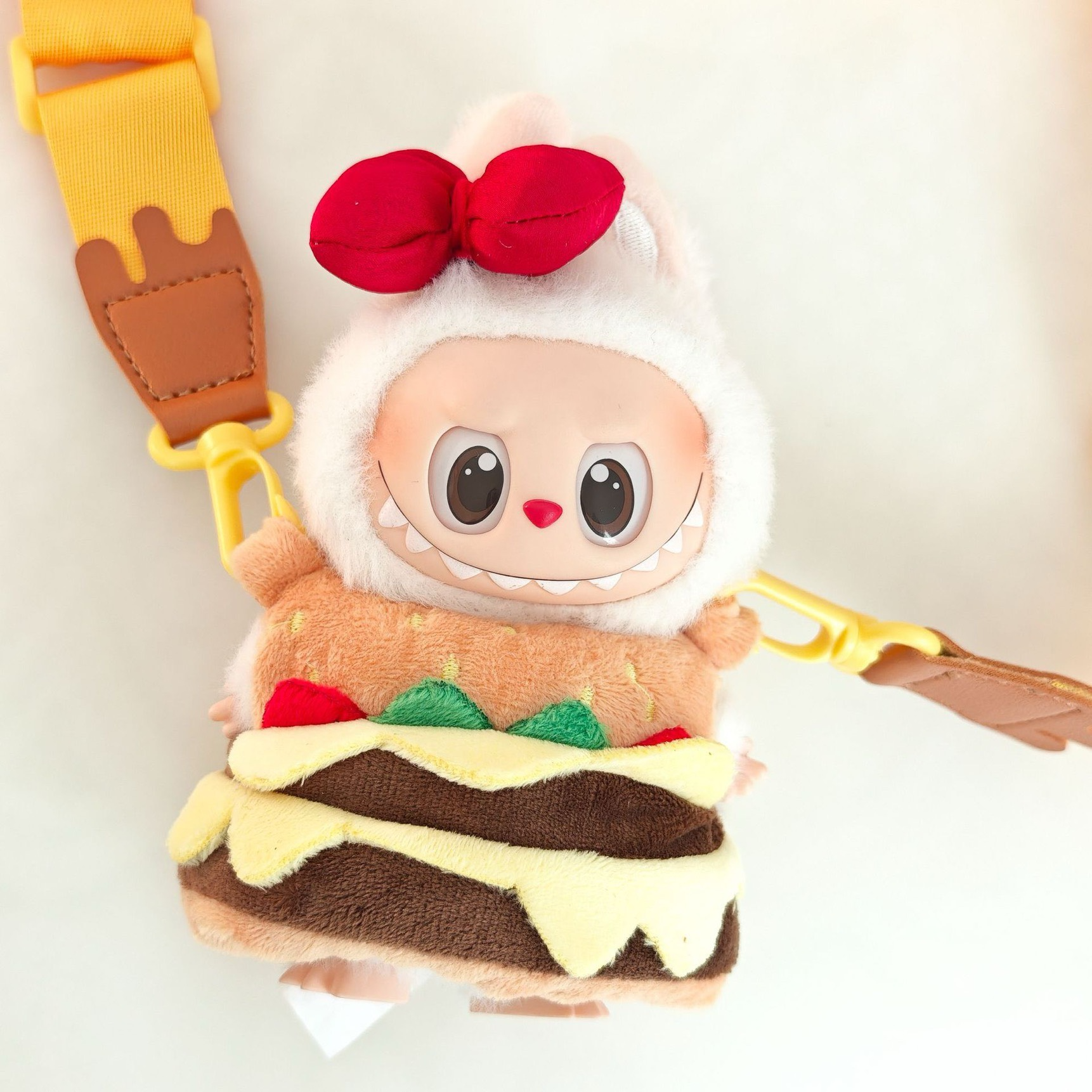 Whimsical Labubu Doll Burger Outfit – Plush, Handcrafted, & Adorable Food-Themed Ensemble - Image 2