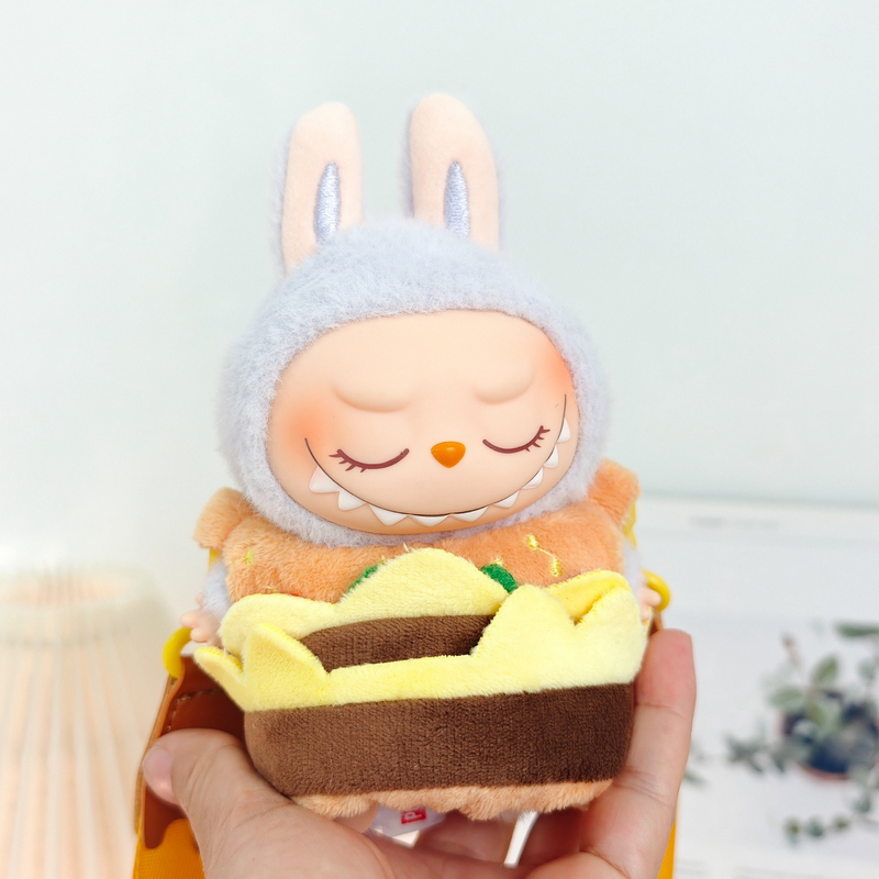 Whimsical Labubu Doll Burger Outfit – Plush, Handcrafted, & Adorable Food-Themed Ensemble - Image 4