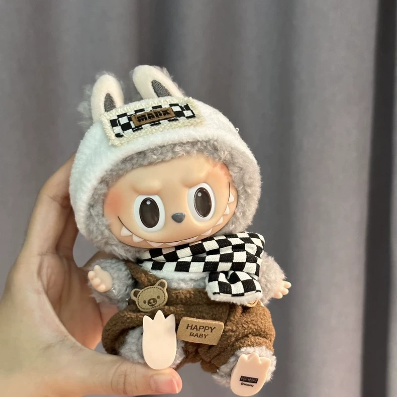 Adorable Labubu Doll Outfit Set – Hat, Glasses & Bag for Summer Play - Image 7