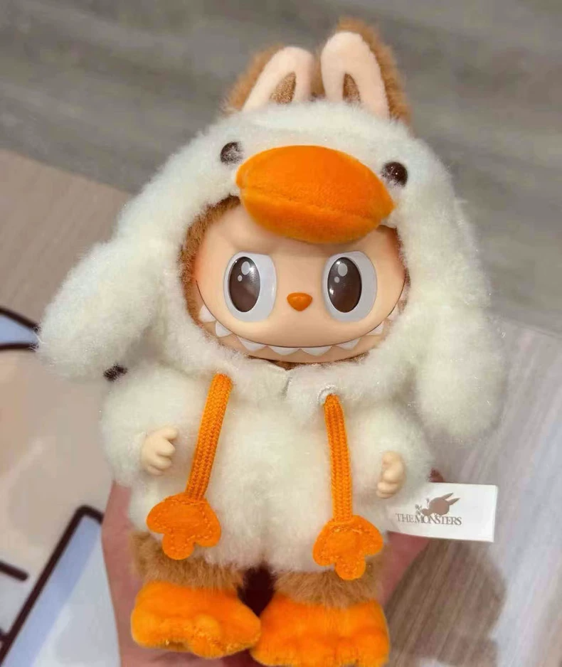 Whimsical Forest Fairy Tale LABUBU Duck Outfit – Plush, Adjustable & Collectible Doll Accessory - Image 1