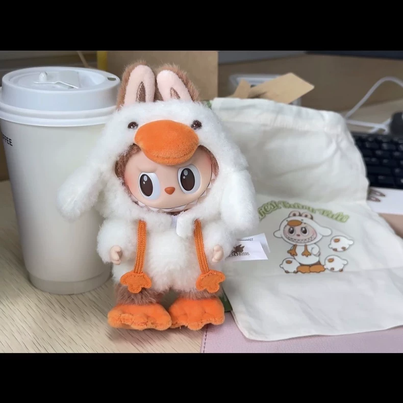 Whimsical Forest Fairy Tale LABUBU Duck Outfit – Plush, Adjustable & Collectible Doll Accessory - Image 6