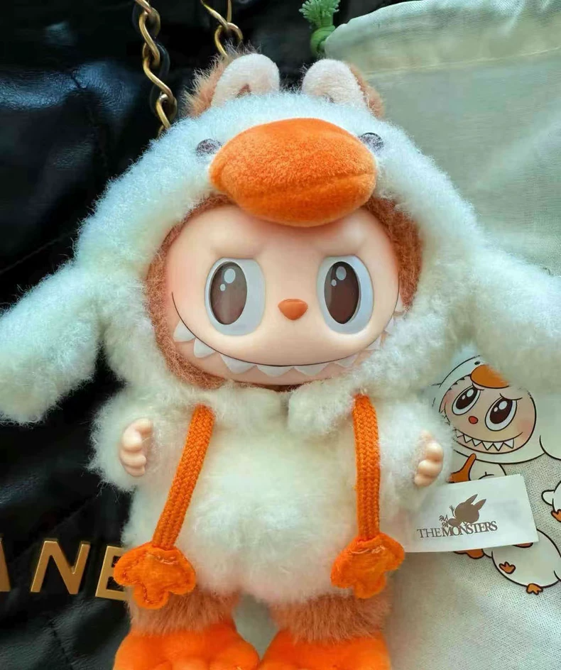 Whimsical Forest Fairy Tale LABUBU Duck Outfit – Plush, Adjustable & Collectible Doll Accessory - Image 8
