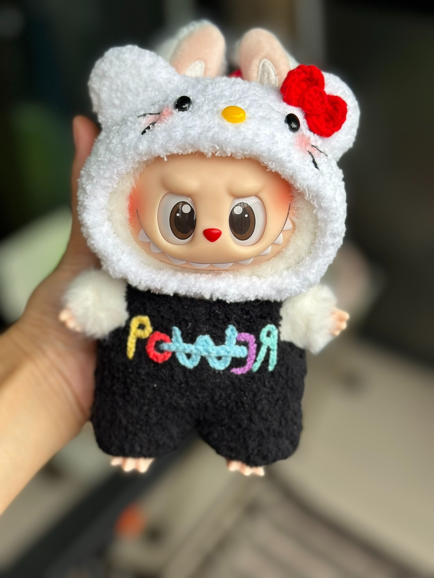 Exclusive Hello Kitty Labubu Doll Outfit – Vibrant, Custom-Designed & Collectible - Image 2