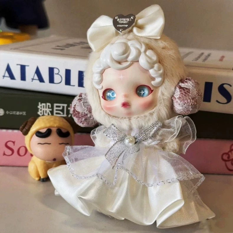 Elegant Skullpanda Doll Outfit: Winter Charm & Sophistication - Image 1